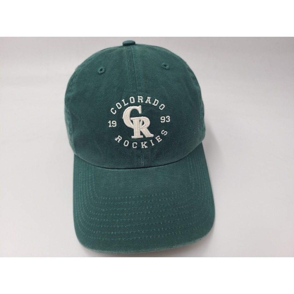 Colorado Rockies Hat Adjustable Twins Enterprise Vintage‎ Strapback Green Sample